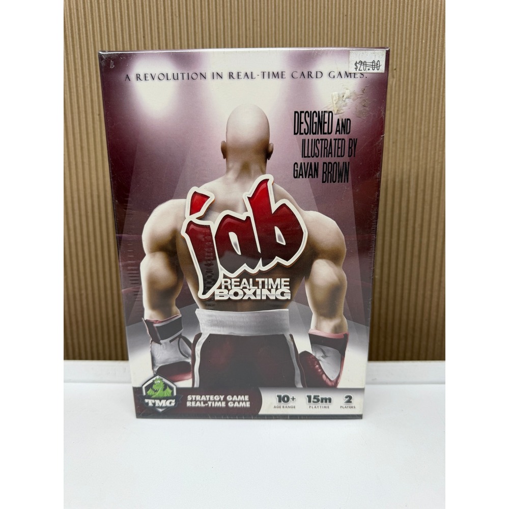 JAB Realtime Boxing Tasty Minstrel Games 2 Player Card Game NEW SEALED OOP